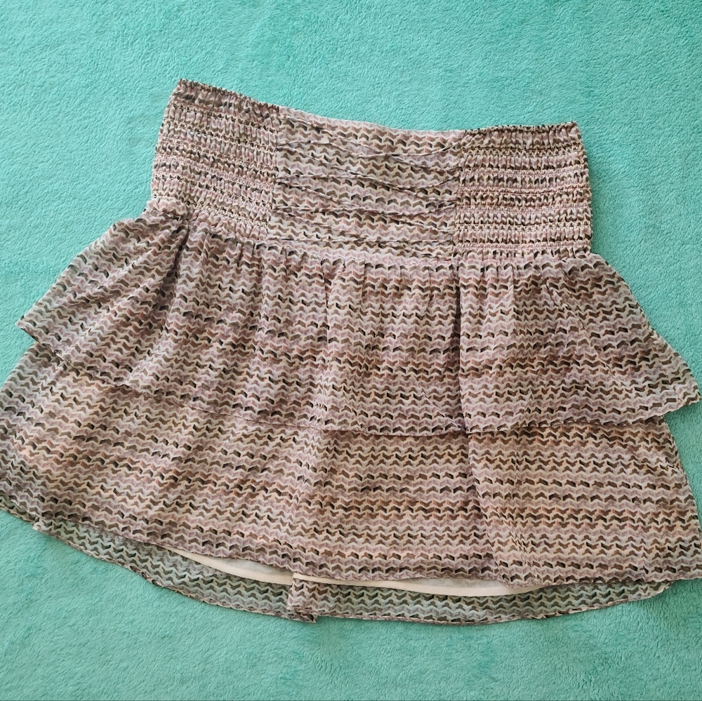 Dea Kudibal A Poetic Tale mulberry silk mini skirt